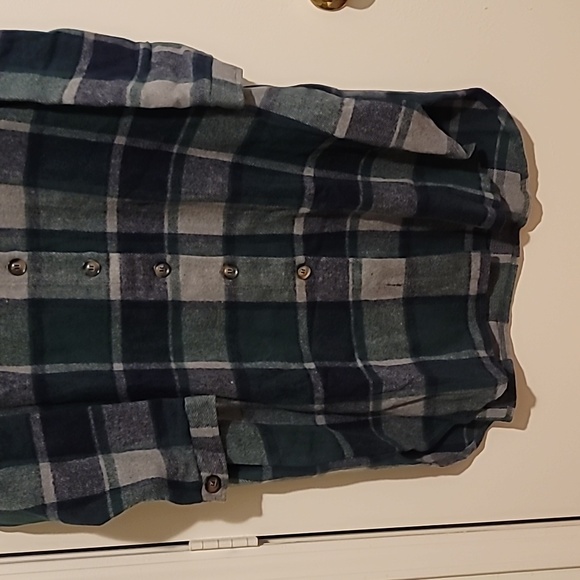 Flannel midi coat nwt - Picture 6 of 8